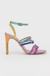 Шкіряні сандалі Kurt Geiger London колір барвистий Шкіряні сандалі Kurt Geiger London колір барвистий