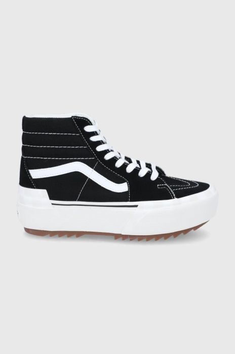 Кеди Vans UA SK8-Hi Stacked жіночі колір чорний VN0A4BTW5ZN1-BLACK Кеди Vans UA SK8-Hi Stacked жіночі колір чорний VN0A4BTW5ZN1-BLACK