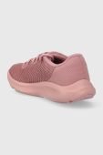 Бігові кросівки Under Armour Charged Pursuit 3 колір рожевий Бігові кросівки Under Armour Charged Pursuit 3 колір рожевий