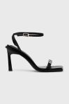 Шкіряні сандалі Miss Sixty колір чорний Шкіряні сандалі Miss Sixty колір чорний