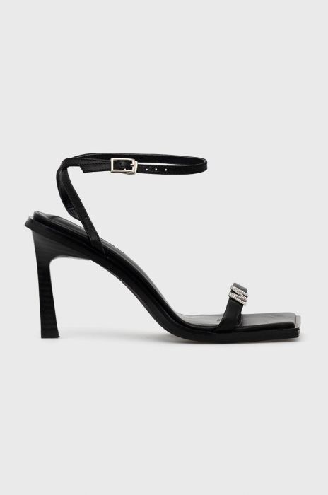 Шкіряні сандалі Miss Sixty колір чорний Шкіряні сандалі Miss Sixty колір чорний