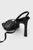 Шкіряні сандалі Miss Sixty колір чорний Шкіряні сандалі Miss Sixty колір чорний