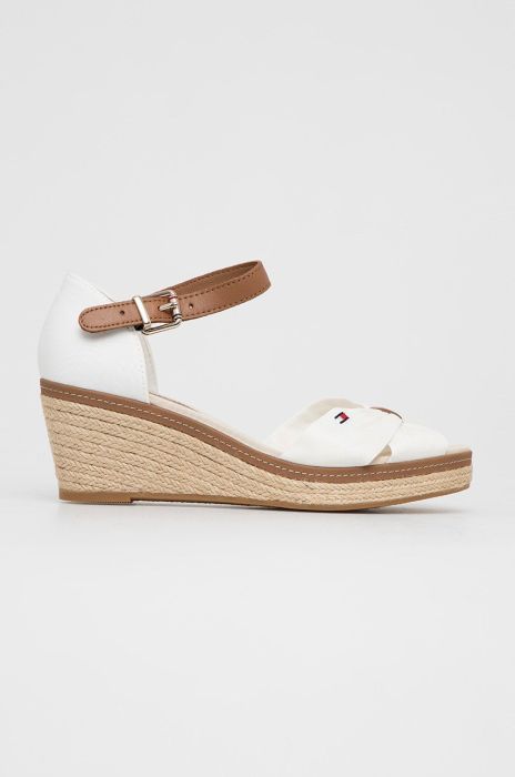 Сандалі Tommy Hilfiger жіночі колір білий на танкетці (2211435) Сандалі Tommy Hilfiger жіночі колір білий на танкетці (2211435)