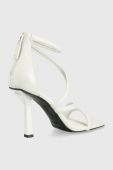 Шкіряні сандалі Guess Leance колір білий