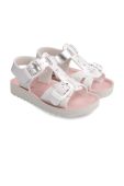 Дитячі шкіряні сандалі Garvalin колір срібний (2254250) Дитячі шкіряні сандалі Garvalin колір срібний (2254250)