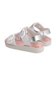 Дитячі шкіряні сандалі Garvalin колір срібний (2254250) Дитячі шкіряні сандалі Garvalin колір срібний (2254250)