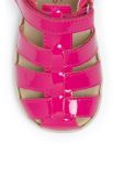 Дитячі шкіряні сандалі Chipmunks колір рожевий
