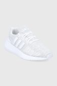 Дитячі черевики adidas Originals Swift Run GW8175 колір сірий Дитячі черевики adidas Originals Swift Run GW8175 колір сірий
