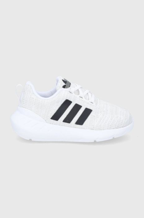 Дитячі черевики adidas Originals Swift Run GW8183 колір сірий Дитячі черевики adidas Originals Swift Run GW8183 колір сірий