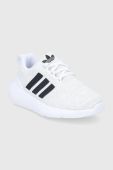 Дитячі черевики adidas Originals Swift Run GW8183 колір сірий Дитячі черевики adidas Originals Swift Run GW8183 колір сірий