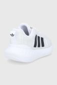 Дитячі черевики adidas Originals Swift Run GW8183 колір сірий Дитячі черевики adidas Originals Swift Run GW8183 колір сірий