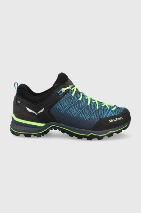 Черевики Salewa Mountain Trainer Lite чоловічі колір блакитний Черевики Salewa Mountain Trainer Lite чоловічі колір блакитний