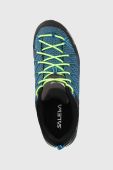 Черевики Salewa Mountain Trainer Lite чоловічі колір блакитний Черевики Salewa Mountain Trainer Lite чоловічі колір блакитний