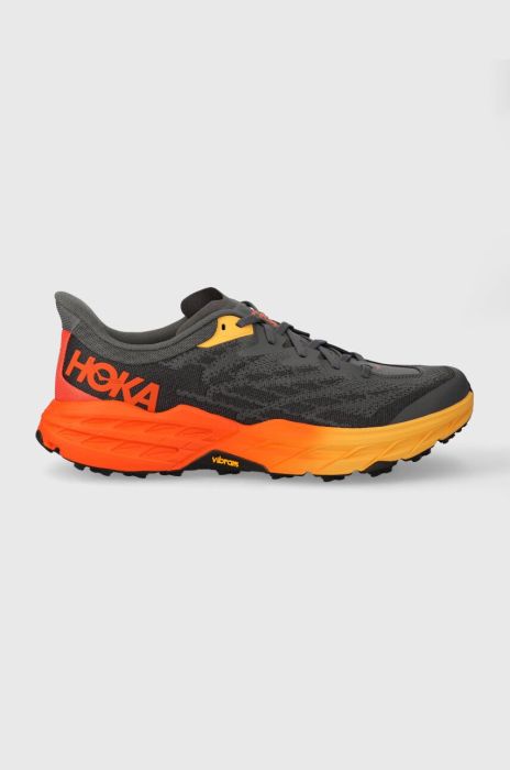 Бігові кросівки Hoka One One Speedgoat 5 колір сірий Бігові кросівки Hoka One One Speedgoat 5 колір сірий
