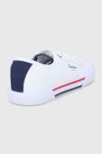 Кеди Pepe Jeans Brady Men Basic чоловічі колір білий Кеди Pepe Jeans Brady Men Basic чоловічі колір білий