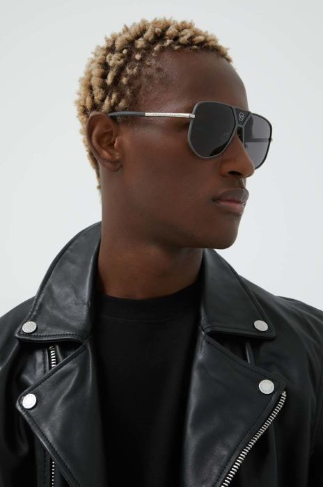 Сонцезахисні окуляри Philipp Plein чоловічі колір сірий (2299136) Сонцезахисні окуляри Philipp Plein чоловічі колір сірий (2299136)