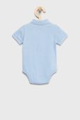 Дитяче бавовняне боді Polo Ralph Lauren колір блакитний (2349598) Дитяче бавовняне боді Polo Ralph Lauren колір блакитний (2349598)