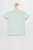Футболка для немовлят Name it колір зелений Футболка для немовлят Name it колір зелений