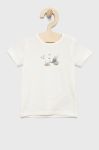 Футболка для немовлят Name it колір білий Футболка для немовлят Name it колір білий