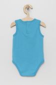 Боді для немовлят Guess (4-pack) колір блакитний Боді для немовлят Guess (4-pack) колір блакитний