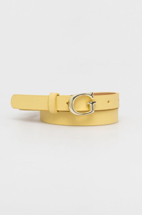 Дитячий ремінь Guess колір жовтий Дитячий ремінь Guess колір жовтий