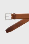 Шкіряний ремінь BOSS чоловічий колір коричневий (2217481) Шкіряний ремінь BOSS чоловічий колір коричневий (2217481)