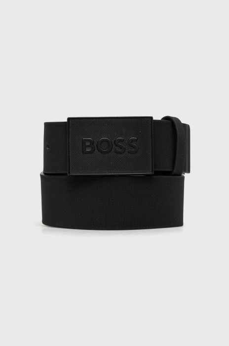 Шкіряний ремінь BOSS чоловічий колір чорний (2230755) Шкіряний ремінь BOSS чоловічий колір чорний (2230755)