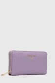 Шкіряний гаманець Patrizia Pepe жіночий колір фіолетовий (3524922)