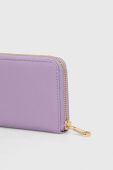 Шкіряний гаманець Patrizia Pepe жіночий колір фіолетовий (3524926)