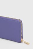 Шкіряний гаманець Patrizia Pepe жіночий колір фіолетовий (3524927)