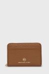 Шкіряний гаманець MICHAEL Michael Kors жіночий колір коричневий (2136669)