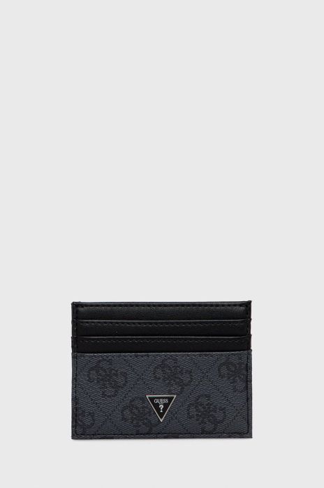 Чохол на банківські карти Guess чоловічий колір чорний Чохол на банківські карти Guess чоловічий колір чорний