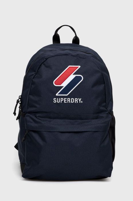 Рюкзак Superdry жіночий колір синій великий з принтом (2203366) Рюкзак Superdry жіночий колір синій великий з принтом (2203366)