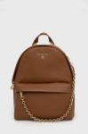 Шкіряний рюкзак MICHAEL Michael Kors жіночий колір коричневий малий однотонний (2102982) Шкіряний рюкзак MICHAEL Michael Kors жіночий колір коричневий малий однотонний (2102982)