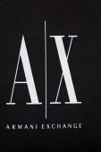 Рюкзак Armani Exchange чоловічий колір чорний великий з принтом Рюкзак Armani Exchange чоловічий колір чорний великий з принтом