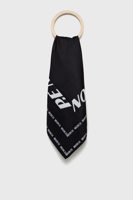 Хустка P.E Nation жіноча колір чорний візерунок (2507382) Хустка P.E Nation жіноча колір чорний візерунок (2507382)