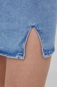 Джинсова спідниця Noisy May mini пряма колір блакитний