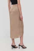 Спідниця Young Poets Society колір бежевий midi пряма