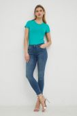 Джинси Patrizia Pepe жіночі середня посадка колір блакитний (2893236) Джинси Patrizia Pepe жіночі середня посадка колір блакитний (2893236)