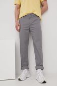 Штани Lee Regular Chino Steel Grey чоловічі колір сірий фасон chinos
