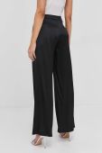 Штани Patrizia Pepe жіночі колір чорний широке висока посадка (1971014) Штани Patrizia Pepe жіночі колір чорний широке висока посадка (1971014)