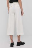 Штани Twinset жіночі колір бежевий пряме висока посадка (2089502)