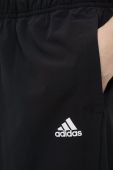 Штани для тренувань adidas жіночі колір чорний однотонні Штани для тренувань adidas жіночі колір чорний однотонні