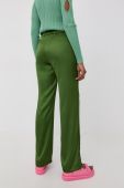 Штани Liu Jo жіночі колір зелений пряме висока посадка