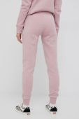 Спортивні штани Superdry жіночі колір рожевий однотонні Спортивні штани Superdry жіночі колір рожевий однотонні