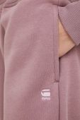 Спортивні штани G-Star Raw жіночі колір фіолетовий однотонні Спортивні штани G-Star Raw жіночі колір фіолетовий однотонні