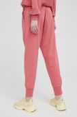 Спортивні штани Polo Ralph Lauren жіночі колір рожевий однотонні