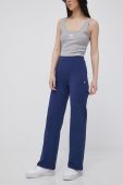 Штани Fila жіночі колір синій однотонні