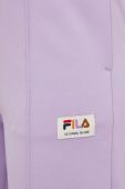 Спортивні штани Fila жіночі колір фіолетовий