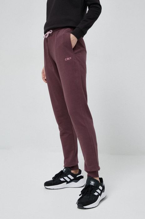 Штани CMP жіночі колір фіолетовий однотонні